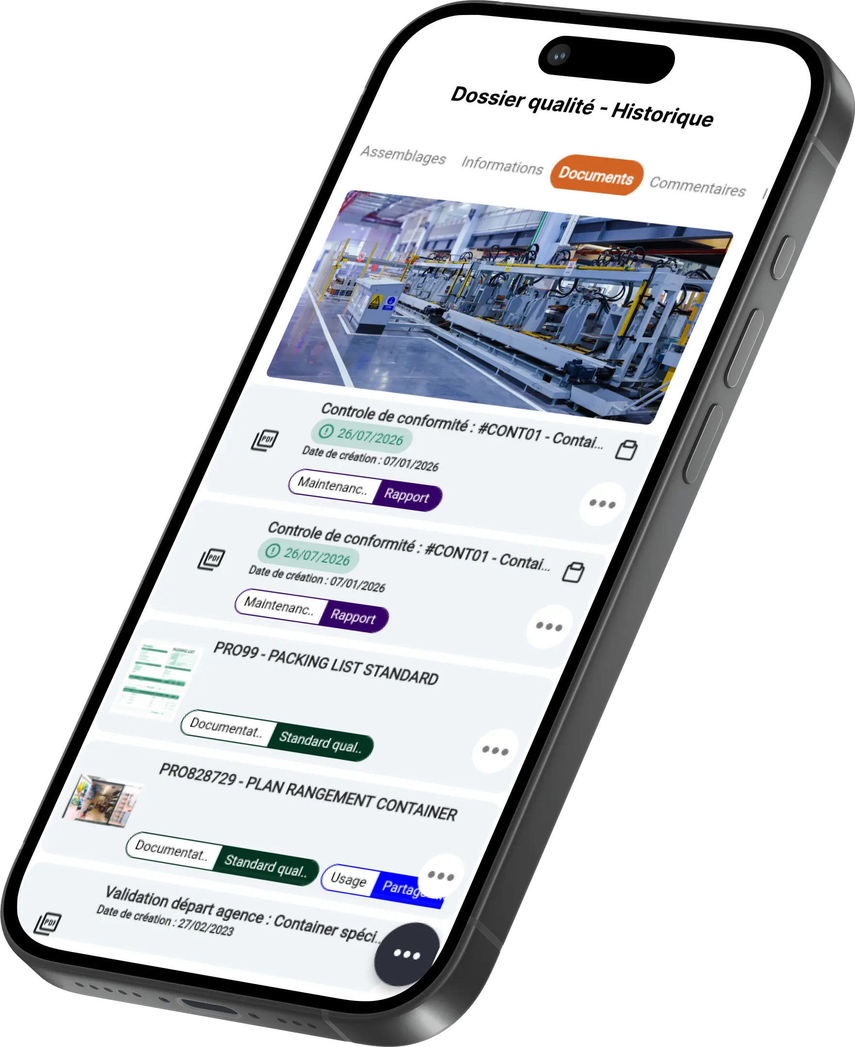 olome - Industrial management software